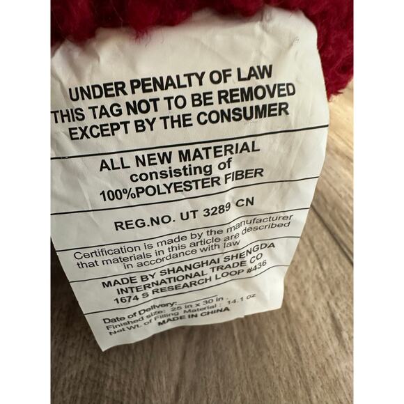 Pottery Barn Clarke Gnome Shaped Pillow NWT - Picture 11 of 11